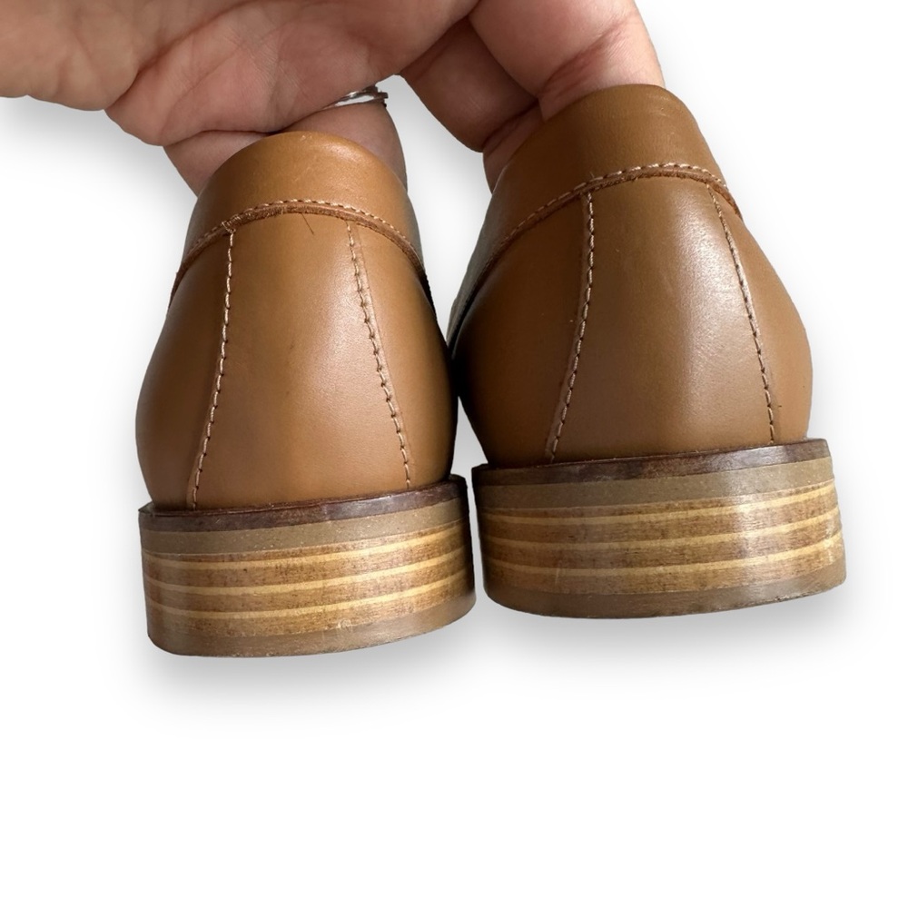 Everlane Camel The Modern Loafer Made in Italy Almond Toe Office Shoe Size 8.5 - Picture 9 of 14